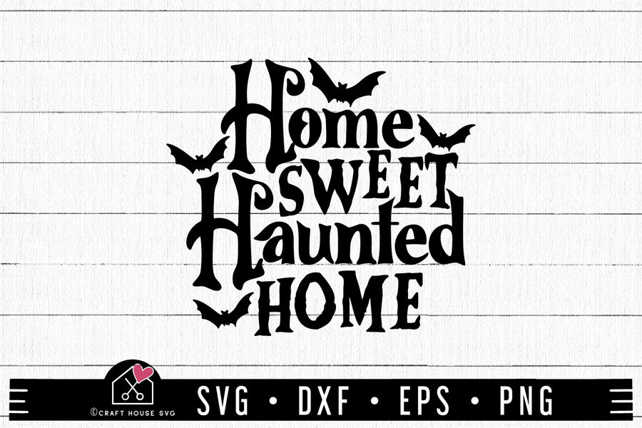 FREE Home sweet haunted home SVG Halloween SVG - Craft House SVG