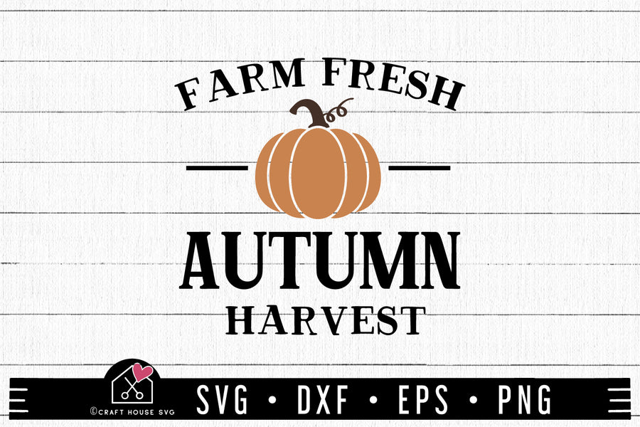 FREE Farm fresh autumn harvest SVG Fall SVG | FB287