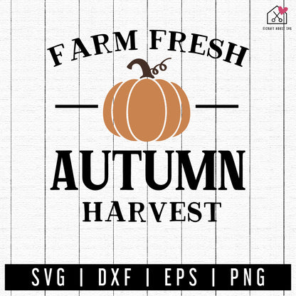 FREE Farm fresh autumn harvest SVG Fall SVG | FB287