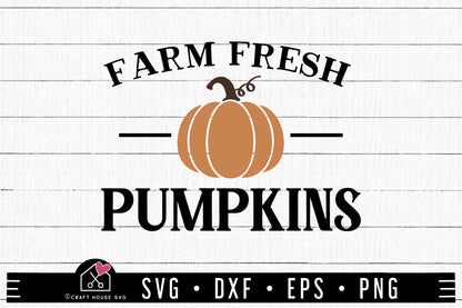 FREE Farm fresh pumpkins SVG Fall SVG | FB288 - Craft House SVG