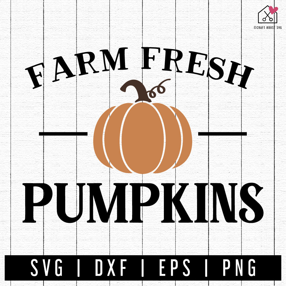 FREE Farm fresh pumpkins SVG Fall SVG | FB288 - Craft House SVG