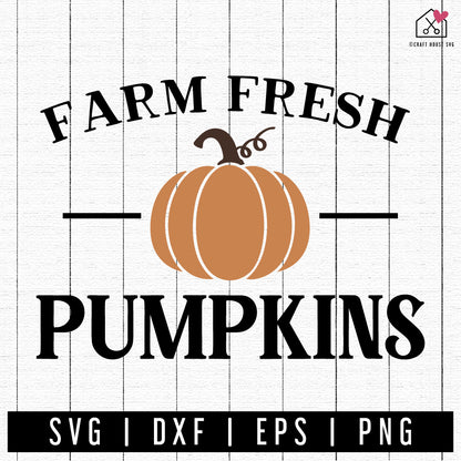 FREE Farm fresh pumpkins SVG Fall SVG | FB288 - Craft House SVG