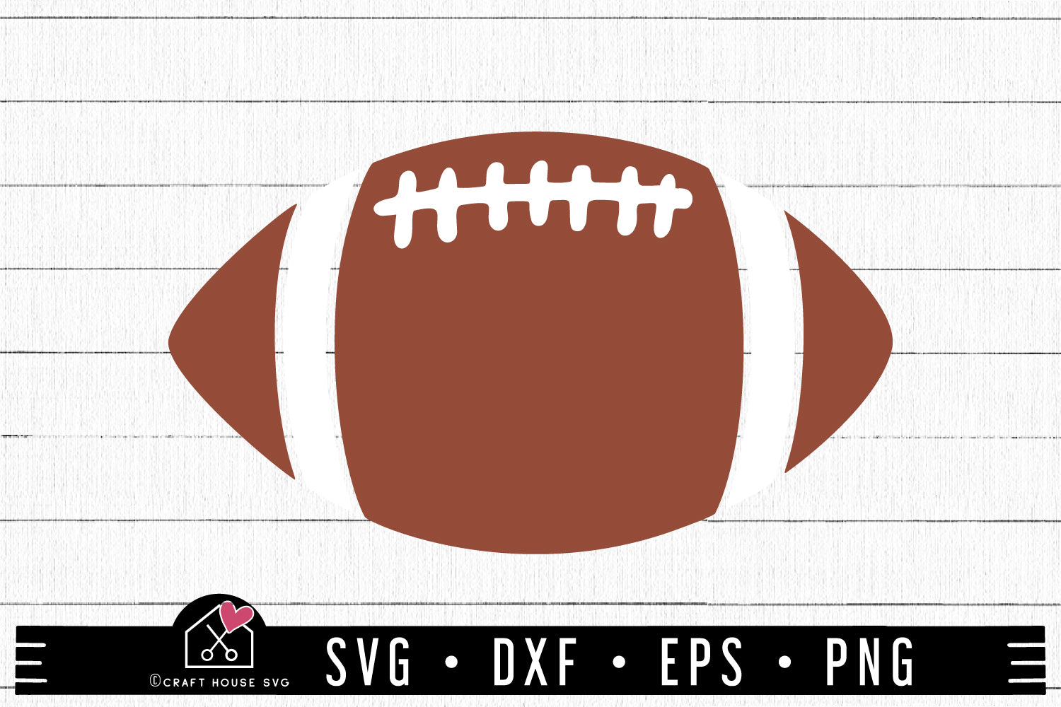 FREE Football SVG - Craft House SVG