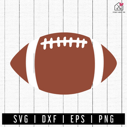 FREE Football SVG | FB291 - Craft House SVG
