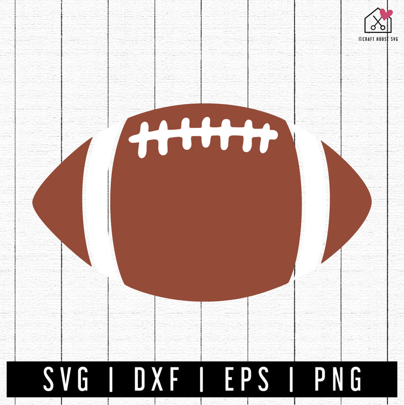 FREE Football SVG - Craft House SVG