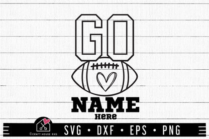 FREE Go Football SVG Football Team shirt SVG | FB304