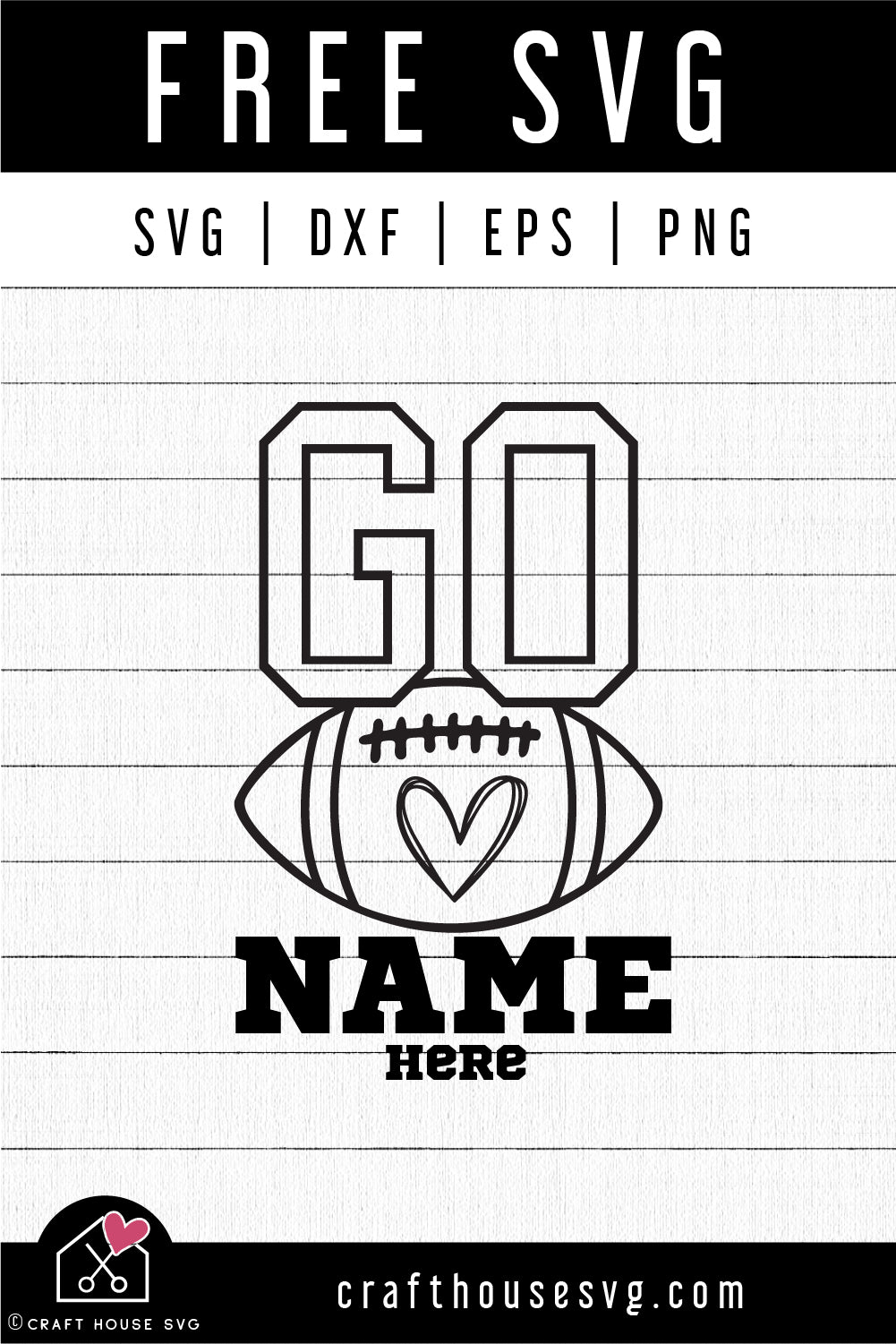 FREE Go Football SVG Football Team shirt SVG | FB304