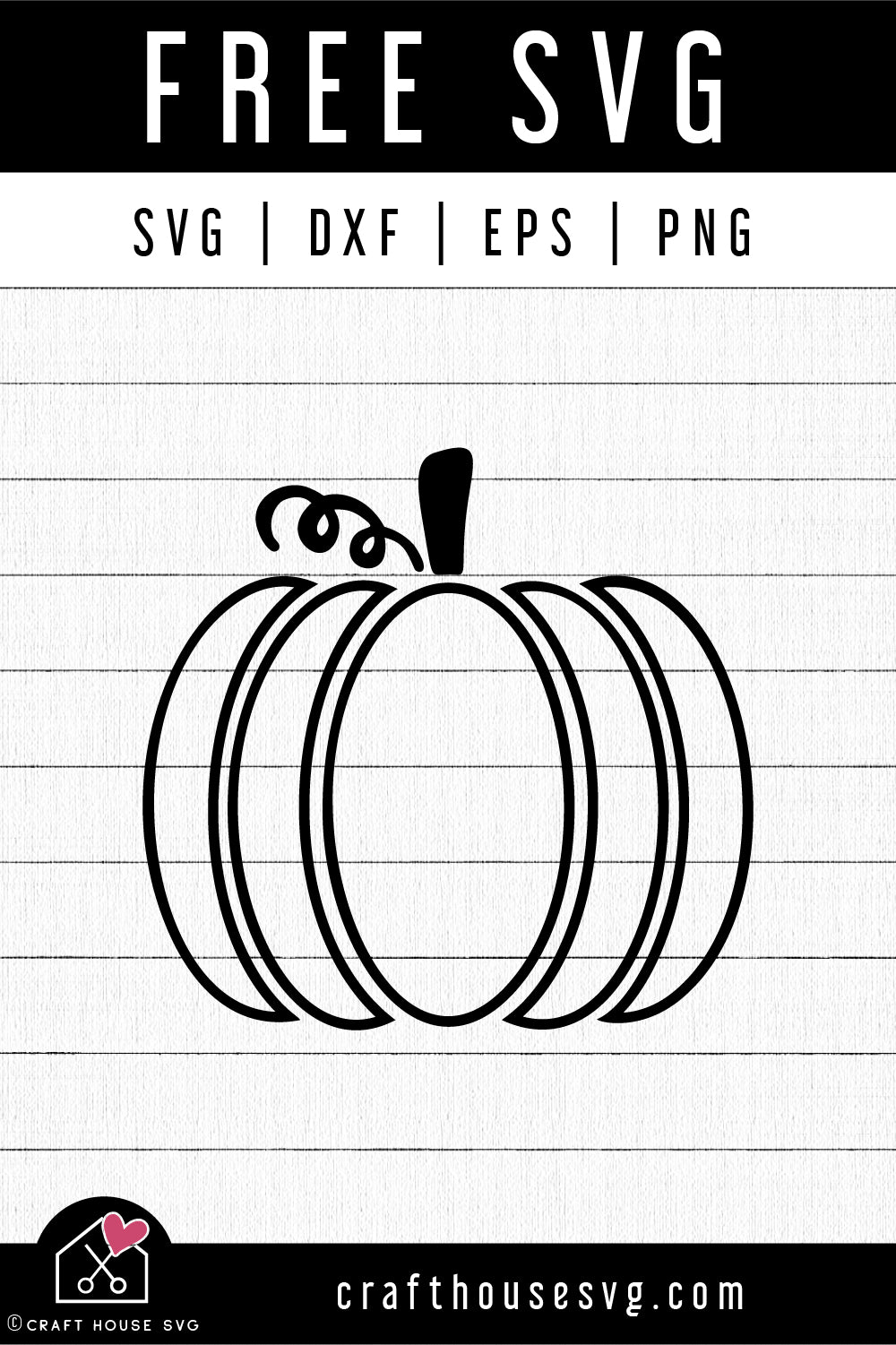 FREE Pumpkin Outline SVG | FB306