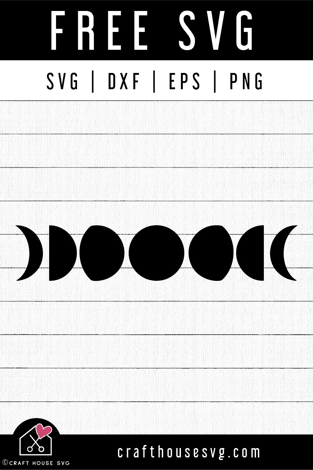 FREE Moon Phases SVG | FB309