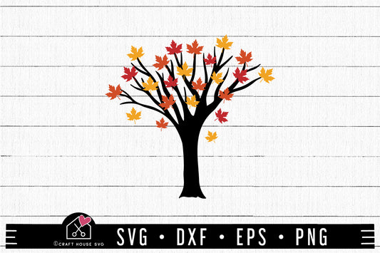 FREE Maple Tree SVG | FB311 - Craft House SVG