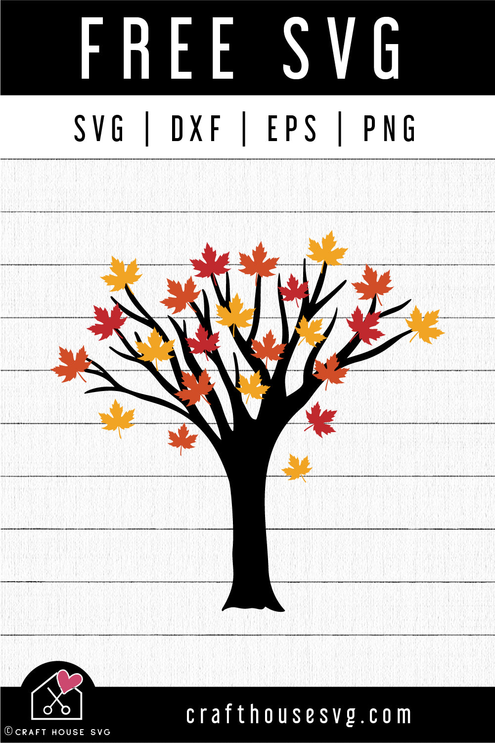 FREE Maple Tree SVG | FB311 - Craft House SVG