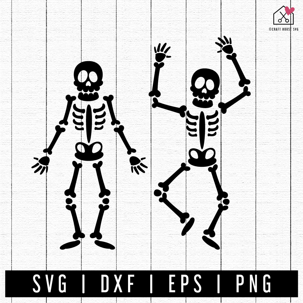FREE Skeleton SVG Halloween SVG |FB318 - Craft House SVG