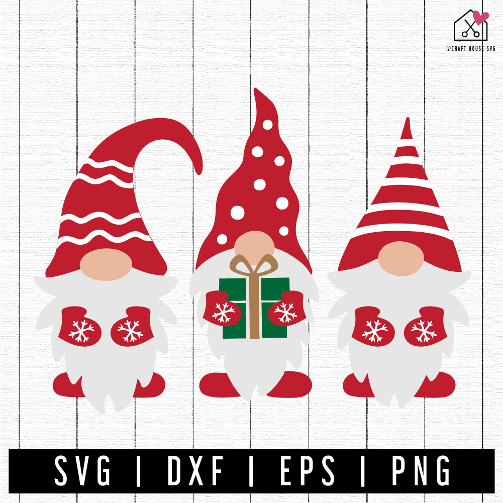FREE Christmas Gnomes SVG Christmas SVG |FB319 - Craft House SVG