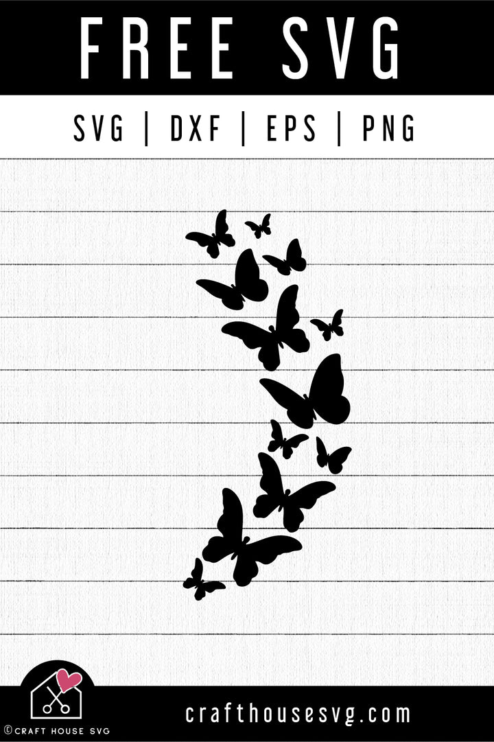 FREE Butterflies SVG | FB320