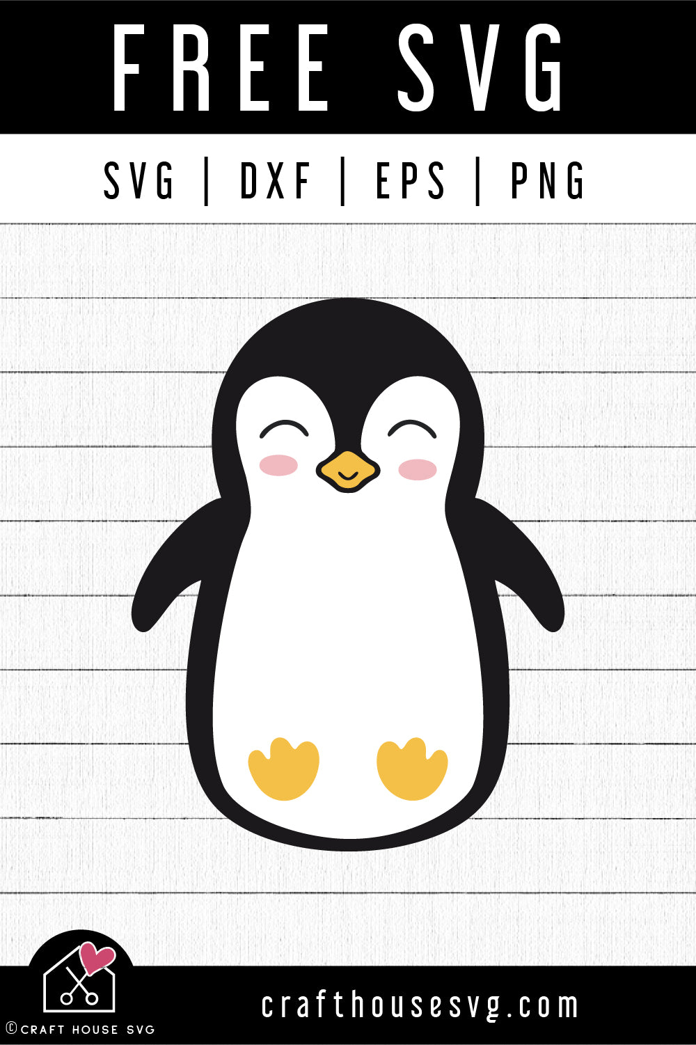 FREE Penguin SVG FB345