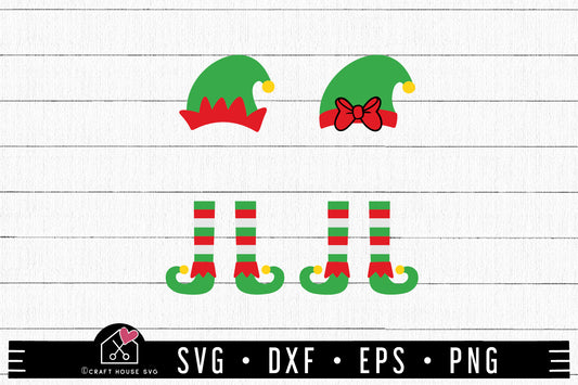 FREE Elf SVG Elves SVG Cut Files | FB350 - Craft House SVG