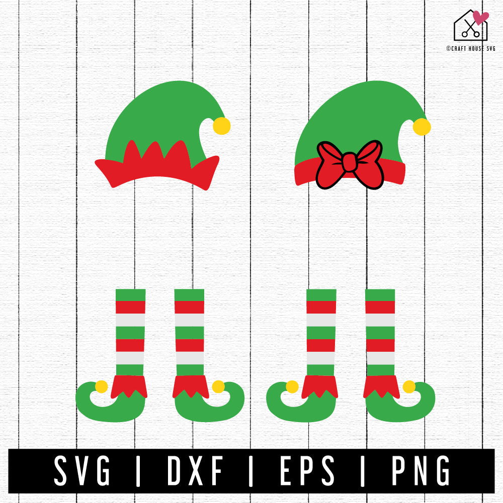 FREE Elf SVG Elves SVG Cut Files | FB350 - Craft House SVG