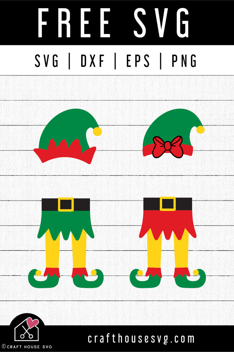 FREE Elf SVG Elves SVG Cut Files - Craft House SVG