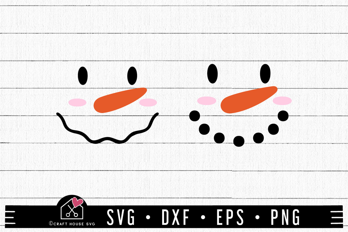 FREE Snowman Face SVG | FB352