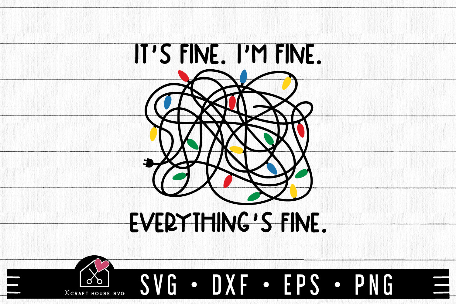 FREE Tangled Christmas Lights SVG | FB353 - Craft House SVG