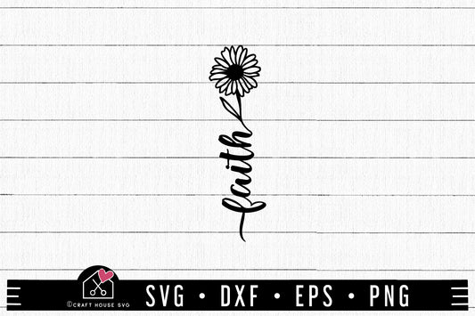 FREE Faith Flower SVG | FB357 - Craft House SVG