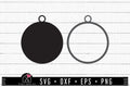 FREE Blank Ornament Template SVG | FB358 - Craft House SVG