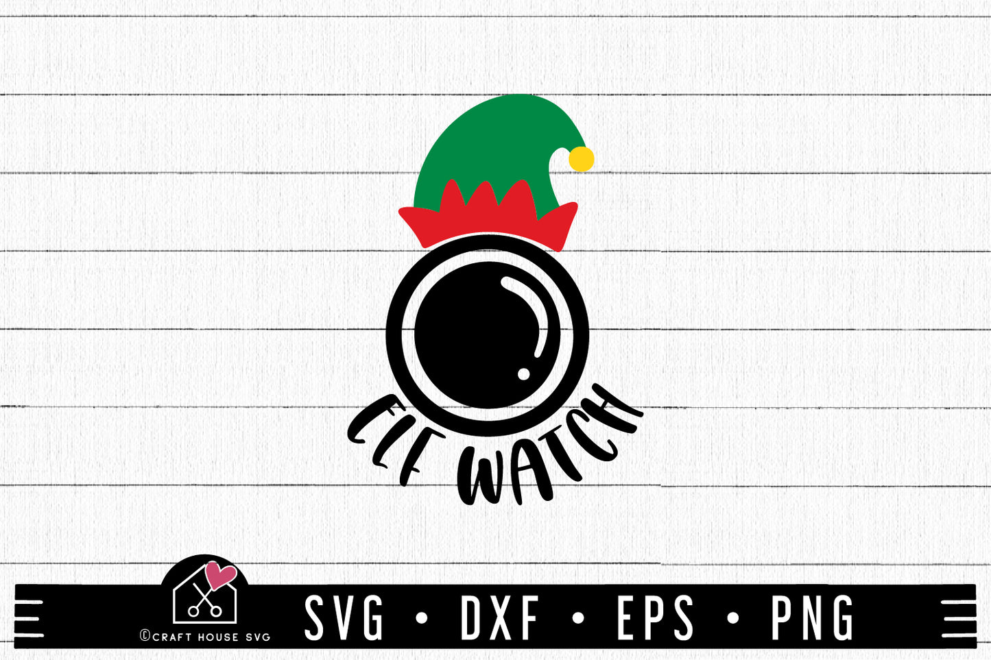 FREE Elf Watch Cam SVG | FB359