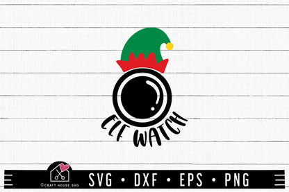 FREE Elf Watch Cam SVG | FB359