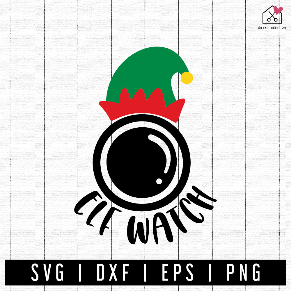 FREE Elf Watch Cam SVG | FB359