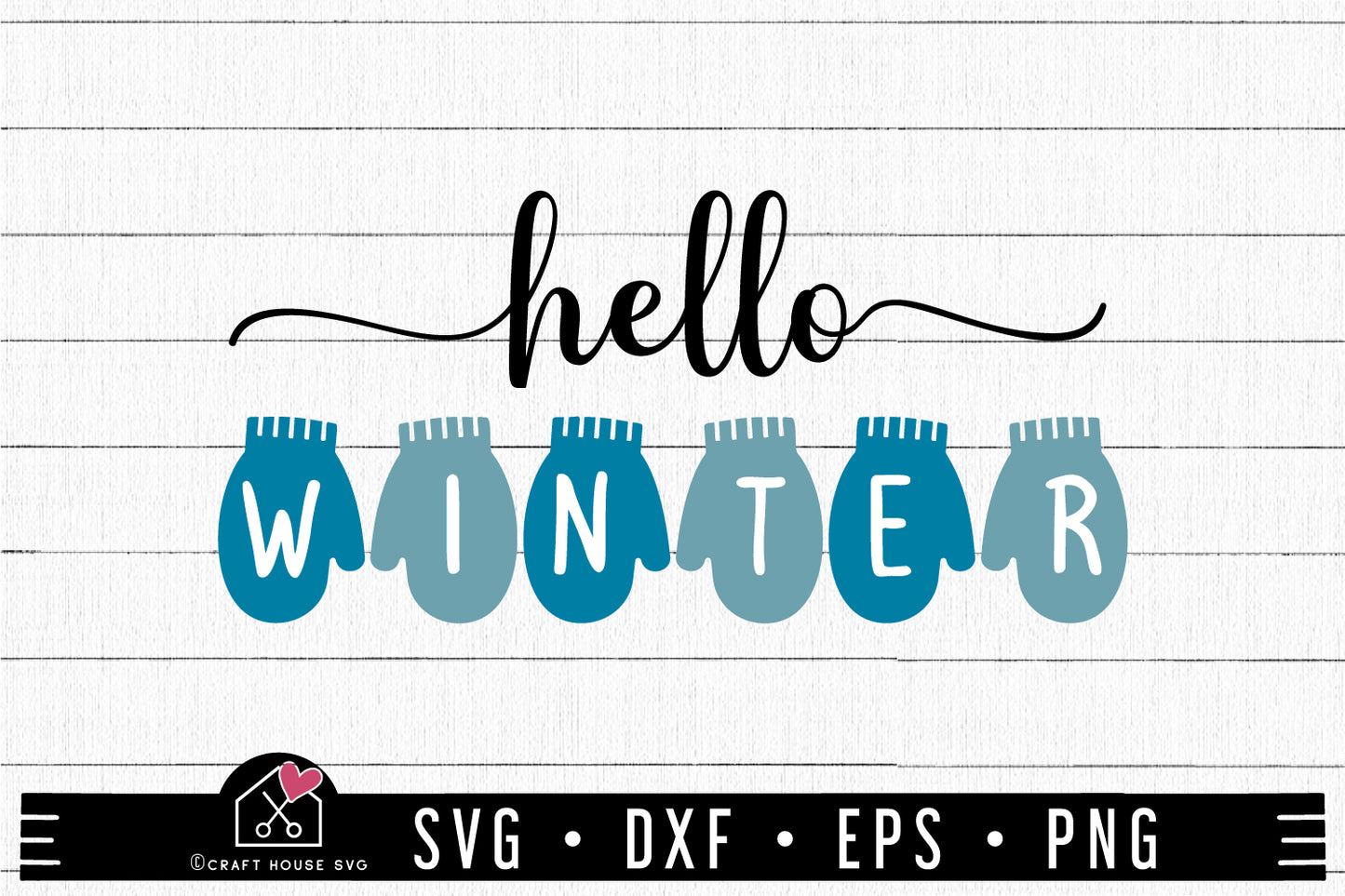 FREE Hello Winter SVG | FB361 - Craft House SVG