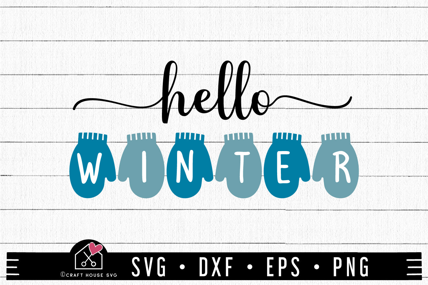 FREE Hello Winter SVG | FB361 - Craft House SVG