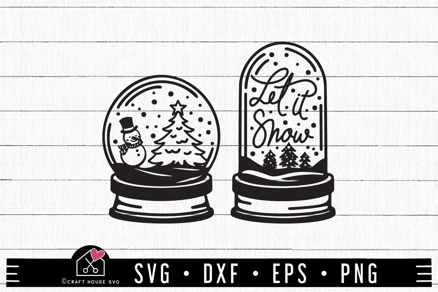 FREE Snow Globe SVG | A Christmas and Winter SVG FB363 - Craft House SVG