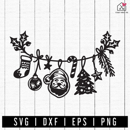 FREE Hanging Christmas Decoration SVG FB364