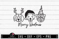 FREE Merry Woofmas Dog Christmas SVG FB367 - Craft House SVG