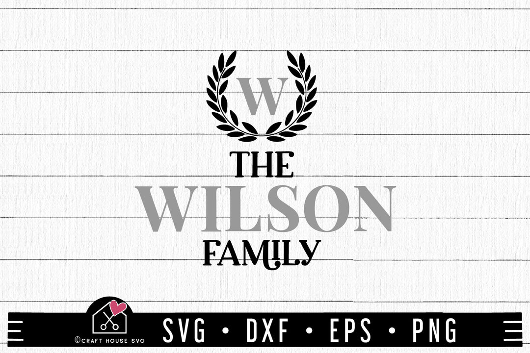 FREE Family Monogram SVG | Family SVG FB371