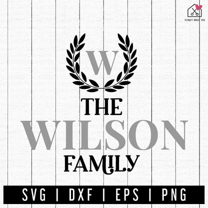 FREE Family Monogram SVG | Family SVG FB371