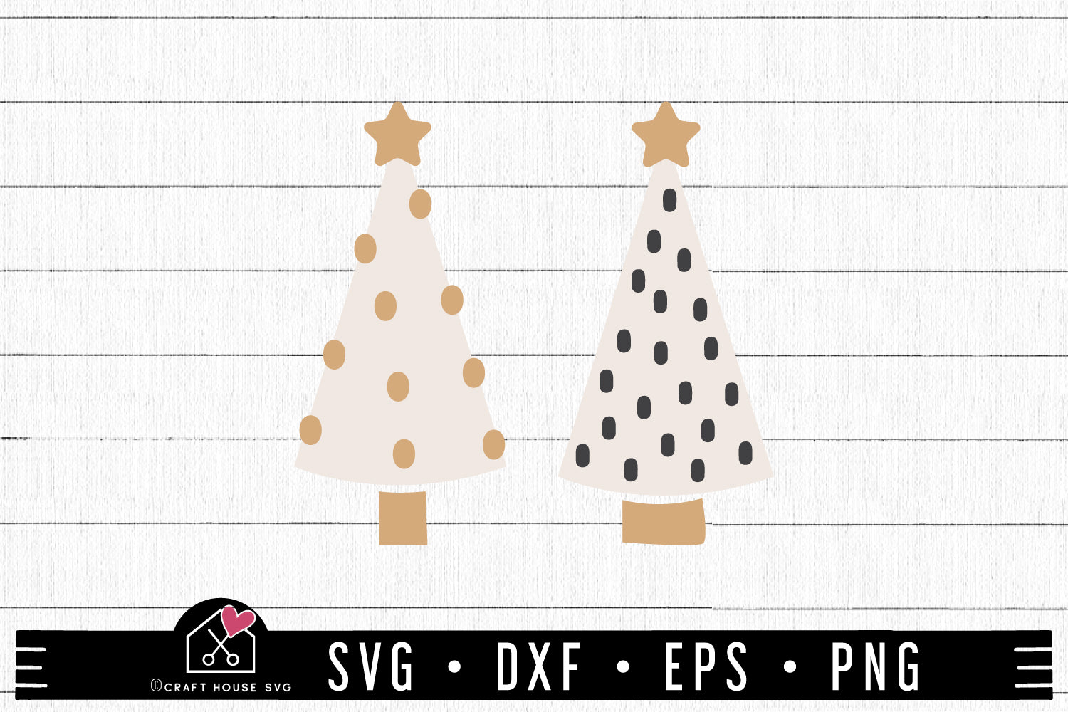 FREE Scandinavian Style Christmas Tree SVG | A Christmas SVG cut file FB372