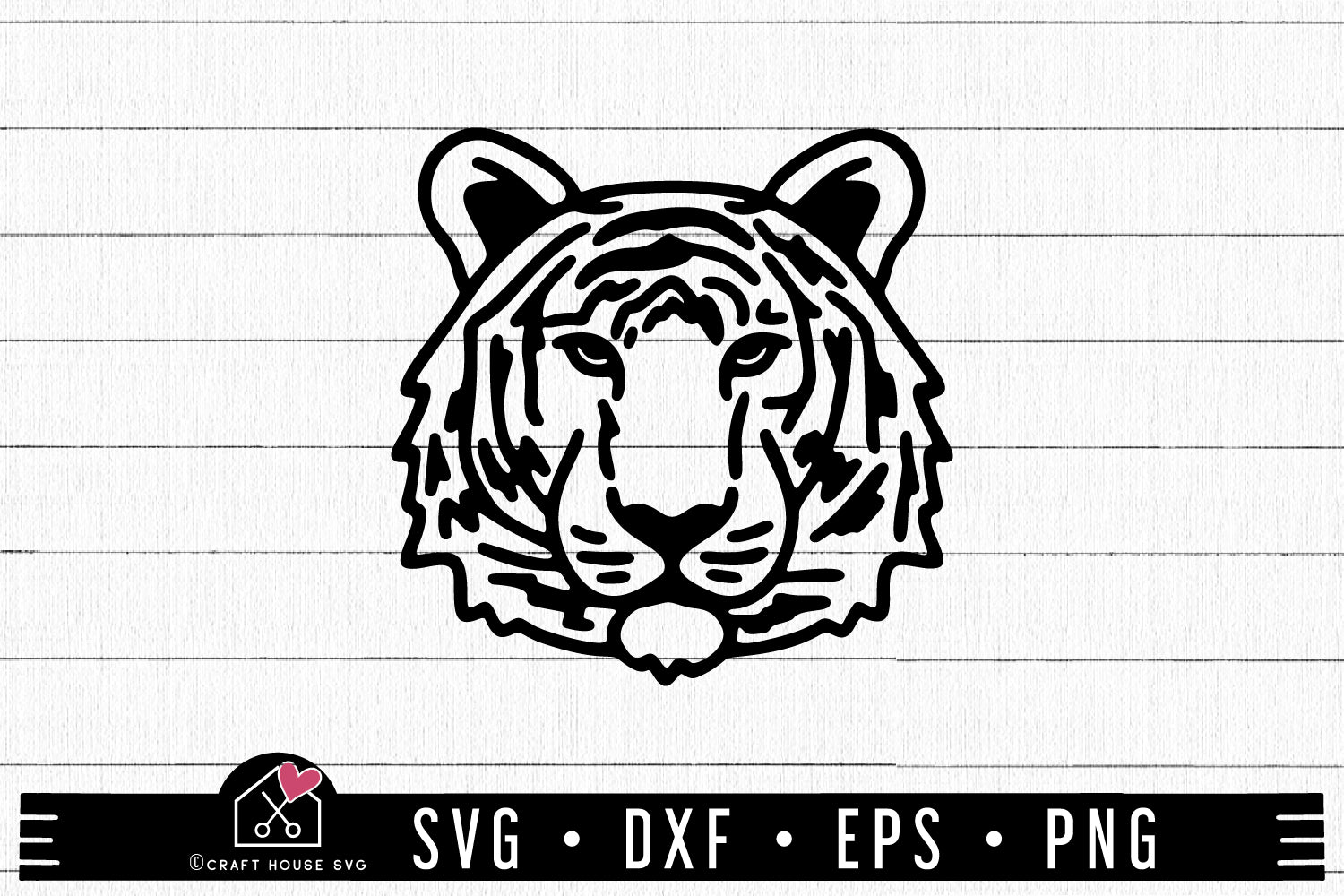 FREE Tiger SVG Animals cut file FB384 - Craft House SVG