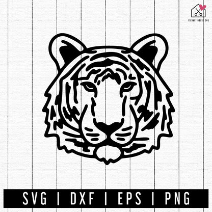 FREE Tiger SVG Animals cut file FB384 - Craft House SVG
