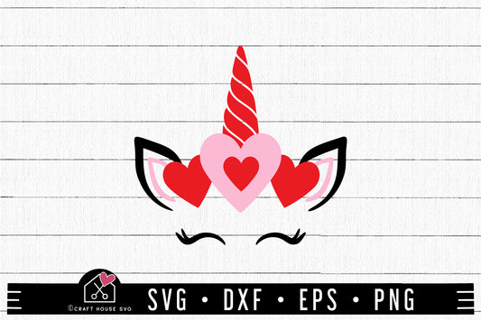 FREE Unicorn Valentine SVG FB388