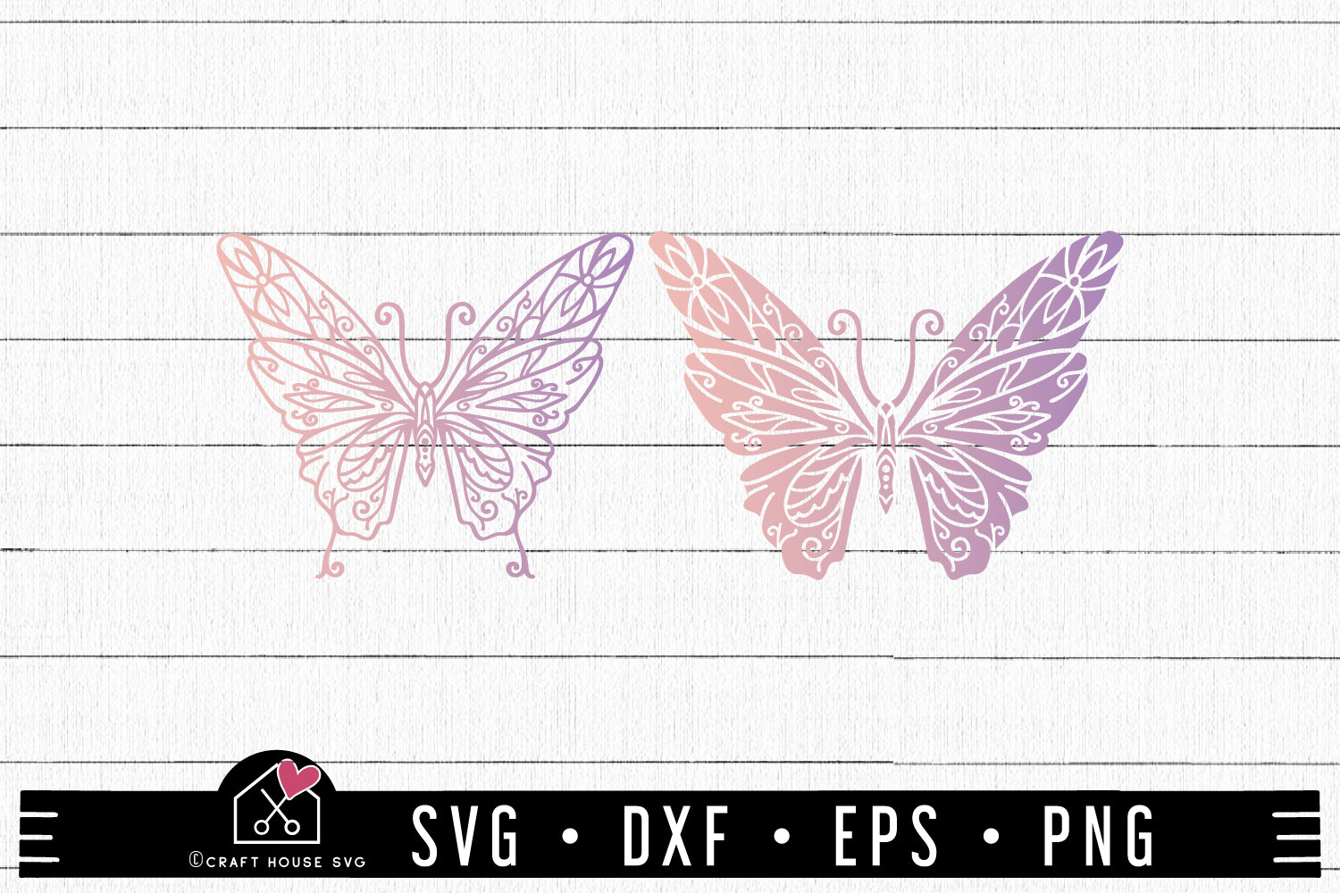 FREE Butterfly Mandala SVG FB397 - Craft House SVG