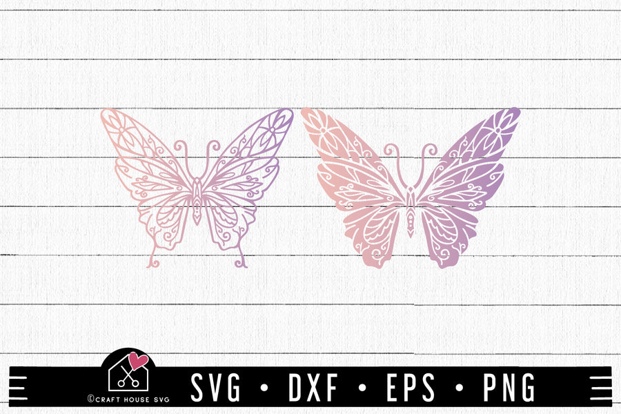 FREE Butterfly Mandala SVG FB397 - Craft House SVG