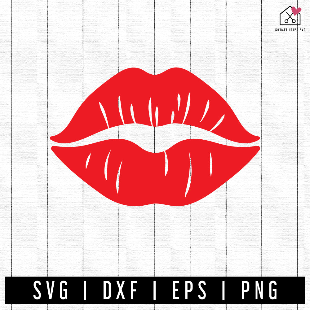 FREE Lips SVG Kisses cut file FB405