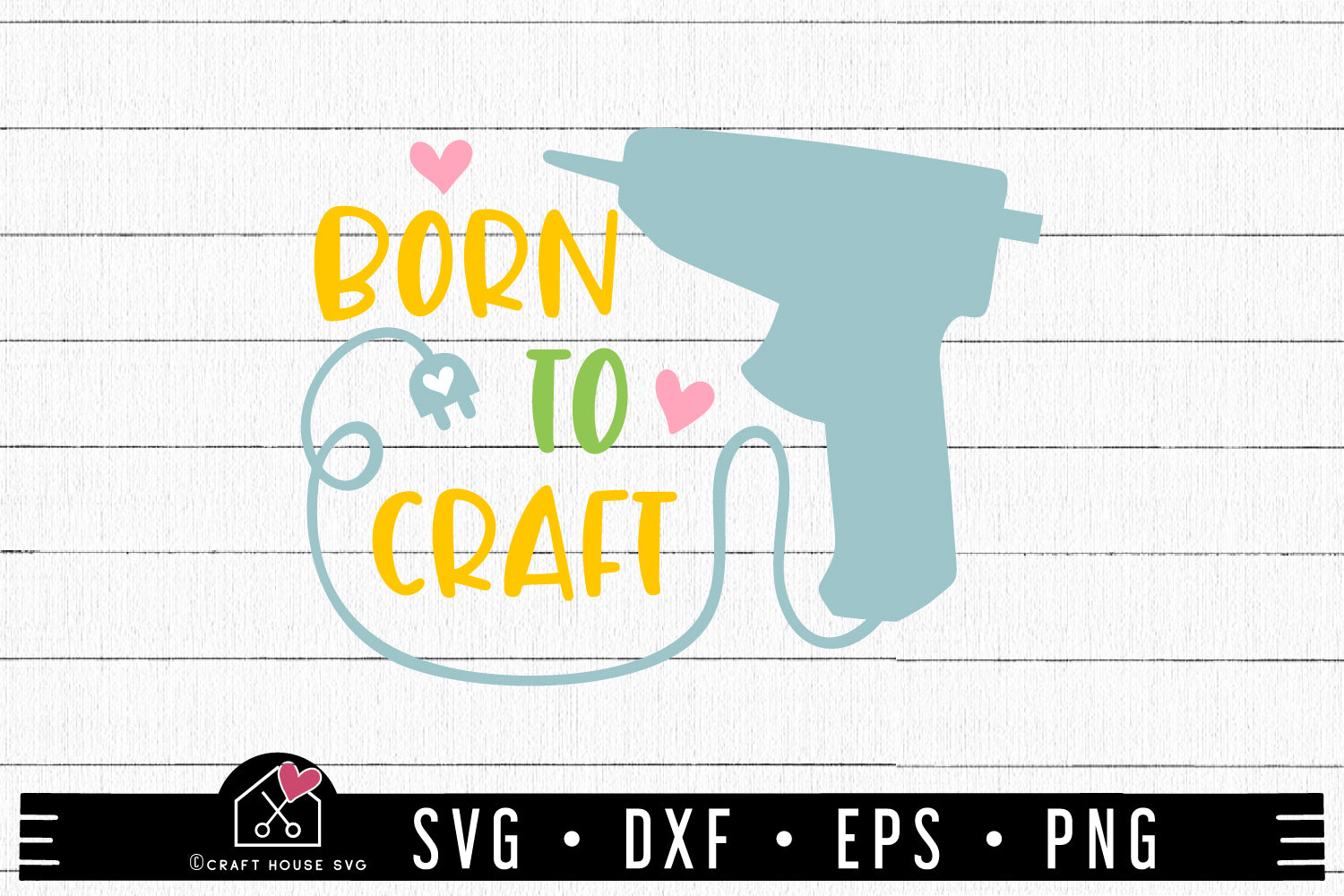 FREE Born To Craft SVG FB418 - Craft House SVG