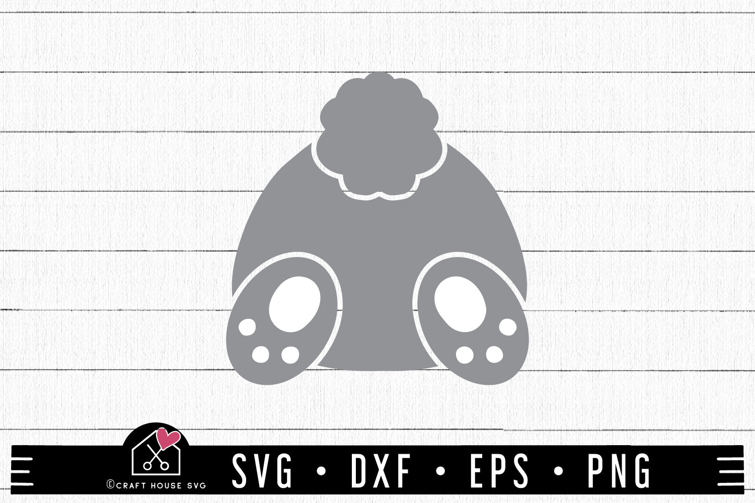 FREE Bunny Bum SVG FB422 - Craft House SVG