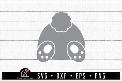 FREE Bunny Bum SVG FB422 - Craft House SVG