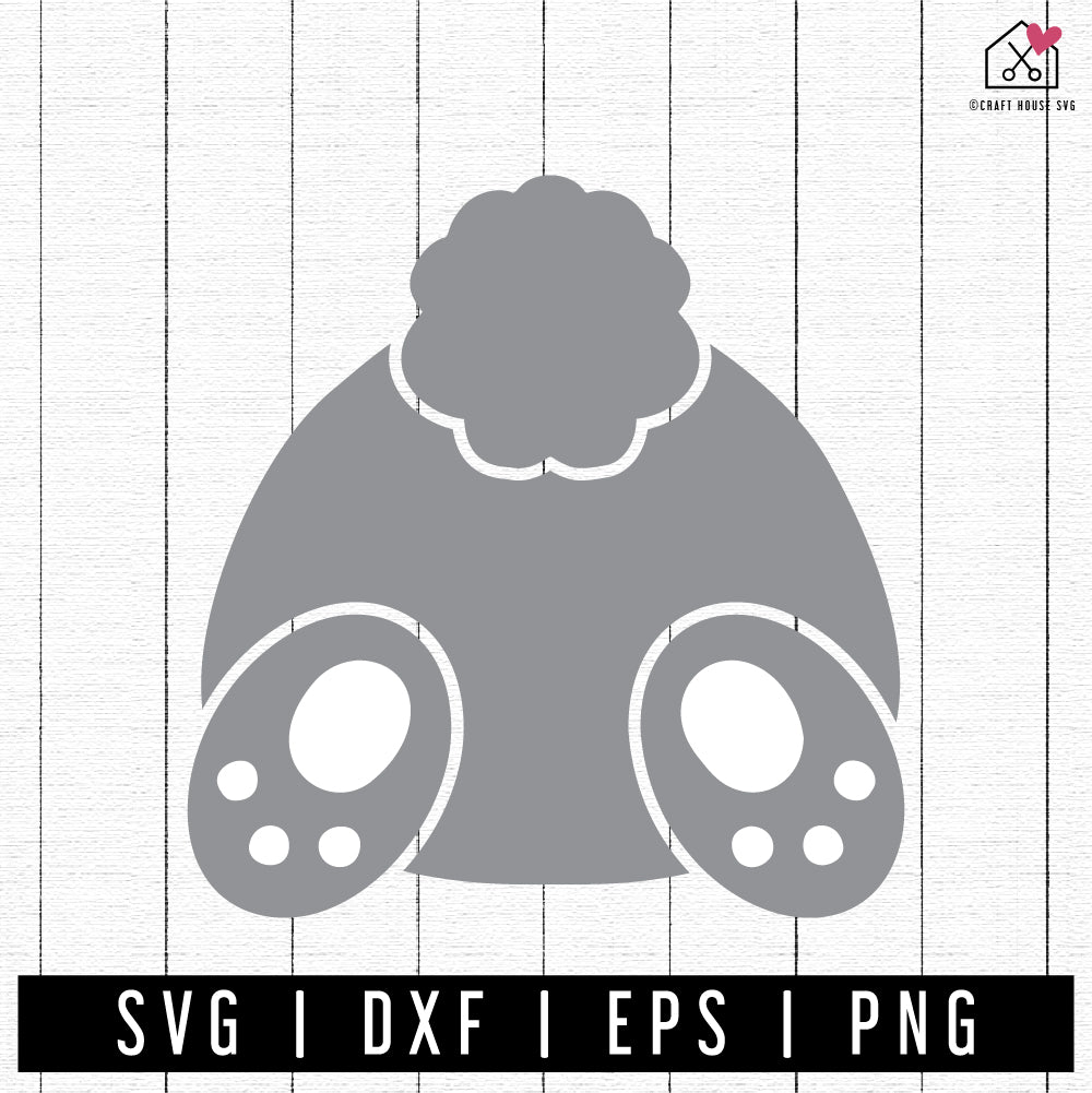 FREE Bunny Bum SVG FB422 - Craft House SVG