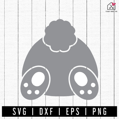 FREE Bunny Bum SVG FB422 - Craft House SVG