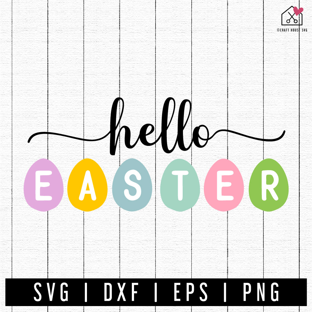 FREE Hello Easter Egg SVG FB423
