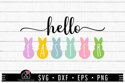 FREE Hello Easter Bunny SVG FB424